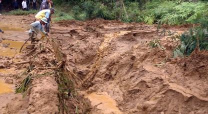 Longsoran Susulan Pamulihan, Jadi Perhatian Kapolsek dan Ka. UPT