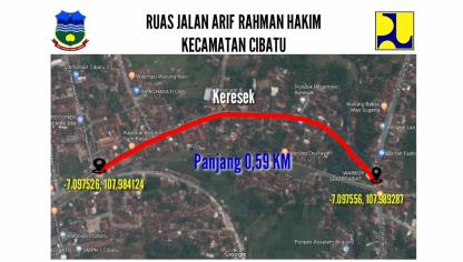 Ruas Jalan Arif Rahman Hakim - Kecamatan Cibatu - Kabupaten Garut